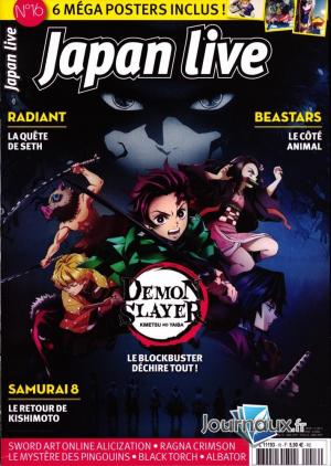 couverture, jaquette Japan live 16  - demons slayer (2B2M) Magazine