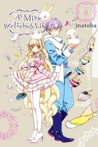 couverture, jaquette As Miss Beelzebub Likes 8  (Yen Press) Manga