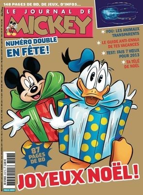 couverture, jaquette Le journal de Mickey 3157  - joyeux noel (Disney) Magazine