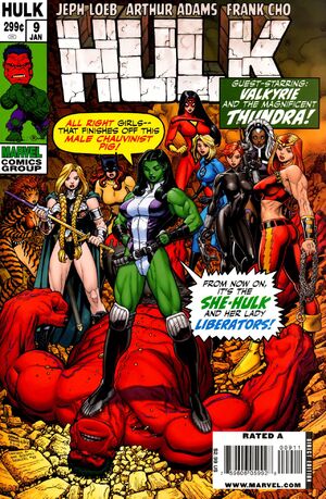 Hulk 9 - Jackpot/The Revenge of the Lady Liberators (Regular Cover Art Adams cover)