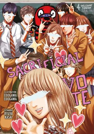 couverture, jaquette Sacrificial vote 4  (delcourt / tonkam) Manga