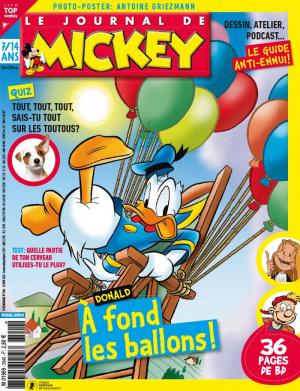 couverture, jaquette Le journal de Mickey 3540  - à fond les ballons ! (Disney) Magazine