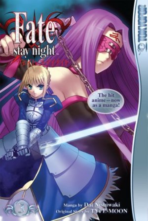 couverture, jaquette Fate Stay Night 3 Américaine (Tokyopop) Manga