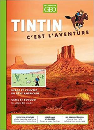 couverture, jaquette Tintin c'est l'aventure 4  - L'amérique (Editions Moulinsart) Magazine