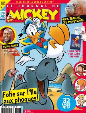 couverture, jaquette Le journal de Mickey 3548  - folie sur l'île aux phoques! (Disney) Magazine