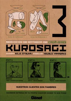 couverture, jaquette Kurosagi - Livraison de cadavres 3 Espagnole (Glénat Manga Espagne) Manga