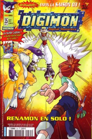 couverture, jaquette Digimon 35  - Renamon en solo ! Kiosque Dino Entertainment / Panini (Dino Entertainment) Comics