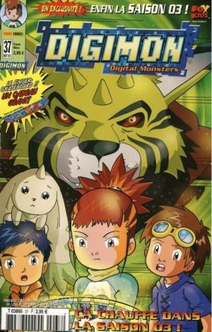 couverture, jaquette Digimon 37  - Ça chauffe dans la saison 3 ! Kiosque Dino Entertainment / Panini (Dino Entertainment) Comics