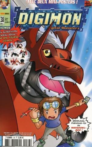 couverture, jaquette Digimon 38  - Growlmon Digivolve-toi en Wargrowlmon ! Kiosque Dino Entertainment / Panini (Dino Entertainment) Comics