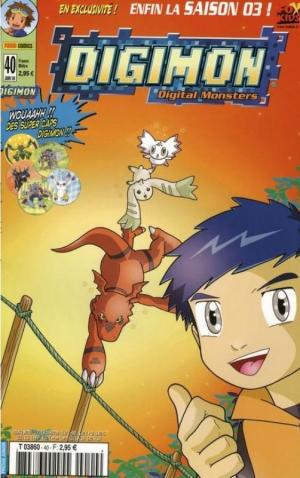 couverture, jaquette Digimon 40  - En exclusivité ! Enfin la saison 3 ! Kiosque Dino Entertainment / Panini (Dino Entertainment) Comics