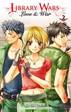 couverture, jaquette Library Wars - Love and War 2  (Glénat Manga) Manga