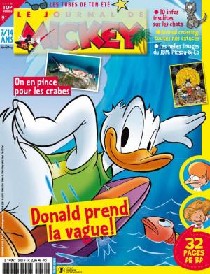 Le journal de Mickey 3551 - Donald prend la vague