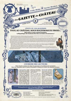 couverture, jaquette Le château des animaux 6  - La Gazette du Château - Les Marguerites de l’hiver (3/3)Edition journal (casterman bd) BD