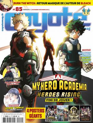 couverture, jaquette Coyote 85  - My hero academia heros rising (Tournon) Magazine
