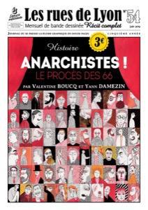 Les rues de Lyon 54 - Anarchistes (le procès des 66)