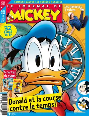 couverture, jaquette Le journal de Mickey 3576  - Donald et la course contre le temps! (Disney) Magazine