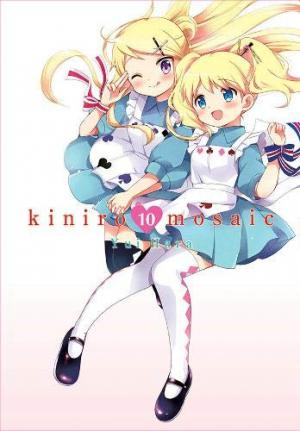 couverture, jaquette Kiniro Mosaic 10  (Yen Press) Manga