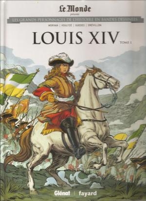couverture, jaquette Les grands personnages de l'histoire en bandes dessinées 4  - LOUIS XIV tome 1 (glénat bd) BD