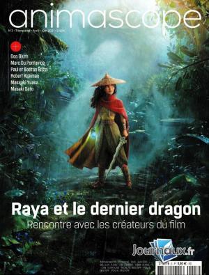 couverture, jaquette Animascope 3  - Raya et le dernier dragon (Imho) Magazine