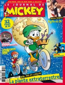 couverture, jaquette Le journal de Mickey 3596  - La plante extraterrestre (Disney) Magazine