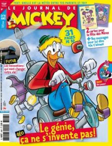 couverture, jaquette Le journal de Mickey 3597  - Le génie ça ne s'invente pas! (Disney) Magazine