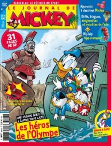 couverture, jaquette Le journal de Mickey 3604  - Les héros de l'Olympe (Disney) Magazine