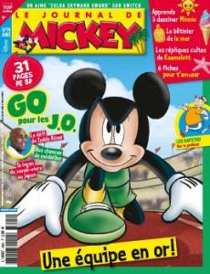 couverture, jaquette Le journal de Mickey 3605  - Une équipe en or! (Disney) Magazine