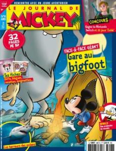 couverture, jaquette Le journal de Mickey 3607  - Gare au bigfoot (Disney) Magazine