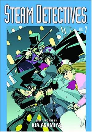 couverture, jaquette Les Fabuleux Vapeurs Détectives 7  (Viz media) Manga