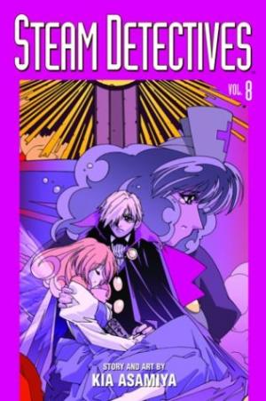 couverture, jaquette Les Fabuleux Vapeurs Détectives 8  (Viz media) Manga
