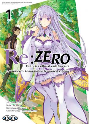 couverture, jaquette Re:Zero - Re:Life in a different world from zero - Quatrième arc : Le Sanctuaire et la sorcière de l'Avarice 1