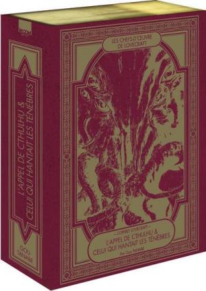 couverture, jaquette Les chefs d'oeuvre de Lovecraft - Coffret l'appel de Cthulhu + Celui qui hantait les ténèbres   (Ki-oon) Manga