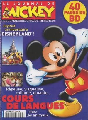 couverture, jaquette Le journal de Mickey 2861  - Râpeuse, visqueuse,collante,gluante ... cours de langues (Disney) Magazine
