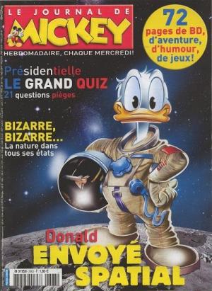 couverture, jaquette Le journal de Mickey 2863  - Donald envoyé spatial (Disney) Magazine