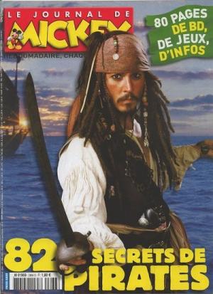 couverture, jaquette Le journal de Mickey 2866  - 82 secrets de pirates (Disney) Magazine