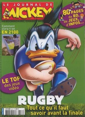 couverture, jaquette Le journal de Mickey 2887  - Rugby, Tout ce qu'il faut savoir avant la finale (Disney) Magazine