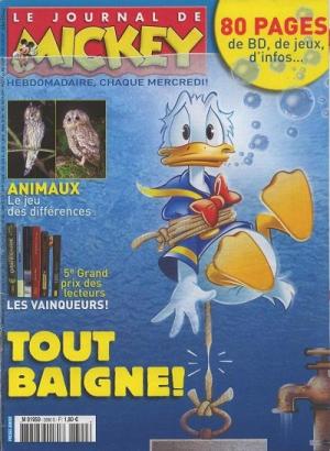 couverture, jaquette Le journal de Mickey 2890  - Tout baigne! (Disney) Magazine