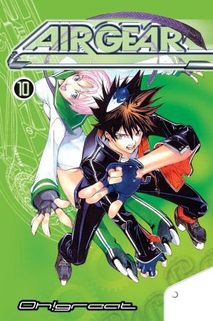 couverture, jaquette Air Gear 10 Américaine (Del rey) Manga