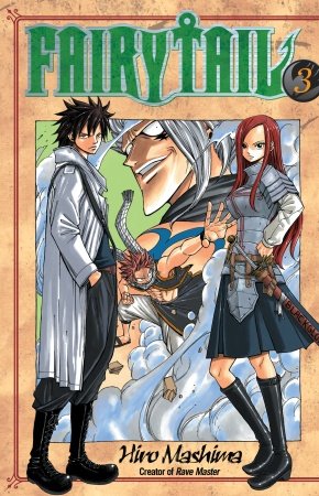 couverture, jaquette Fairy Tail 3 Américaine (Del rey) Manga