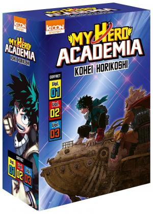 couverture, jaquette My Hero Academia 1 Coffret 1 à 3 - 2021 (Ki-oon) Manga