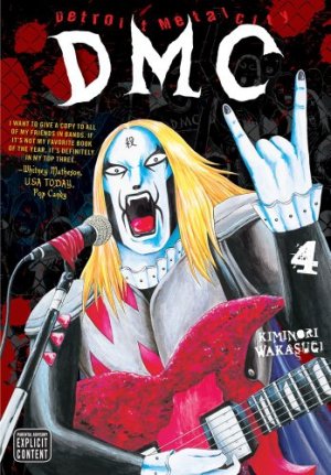 couverture, jaquette Detroit Metal City 4 Américaine (Viz media) Manga