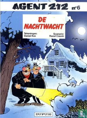 couverture, jaquette L'agent 212 6  - De nachtwachtEn néerlandais (dupuis) BD