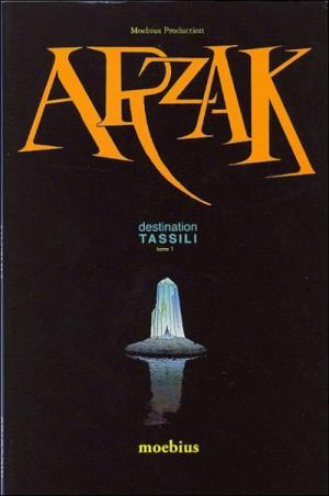 couverture, jaquette Arzak   - Destination TassiliNoir et Blanc (Moebius Production) BD