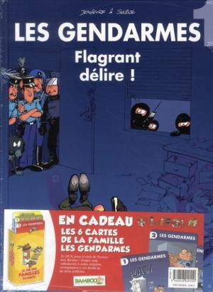 couverture, jaquette Les gendarmes 1  - Flagrant délire !Avec jeu de cartes (bamboo) BD
