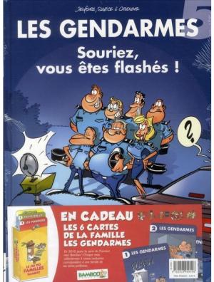 couverture, jaquette Les gendarmes 5  - Souriez, vous êtes flashés !Avec jeu de cartes (bamboo) BD