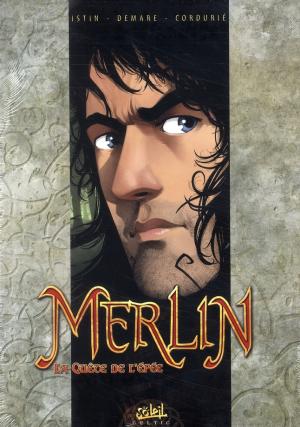 couverture, jaquette Merlin - La quête de l'épée 1  - Tomes 1 à 3Coffret (soleil bd) BD