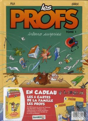 couverture, jaquette Les profs 1 Avec jeu de cartes (bamboo) BD