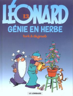 couverture, jaquette Léonard 13  - Génie en herbeRéédition 2003 (le lombard) BD