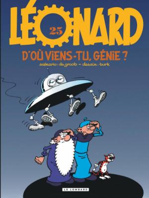 couverture, jaquette Léonard 25  - D'où viens-tu, génie ?Réédition 2003 (le lombard) BD