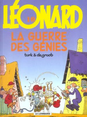 couverture, jaquette Léonard 10  - La guerre des géniesRéédition (le lombard) BD